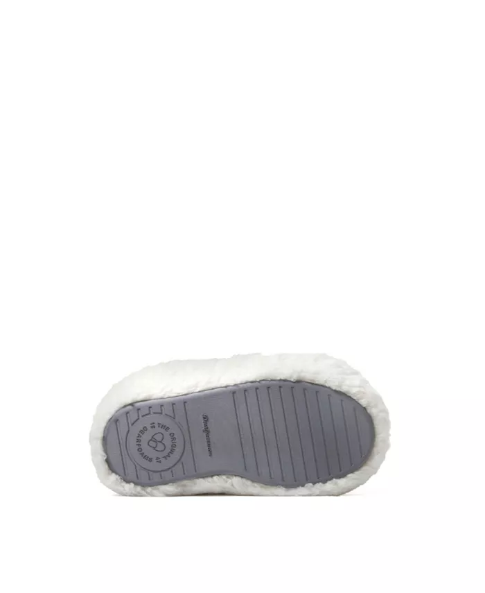 Детские тапочки Emery Critter с закрытой пяткой в виде животных Dearfoams, белый — фото 3