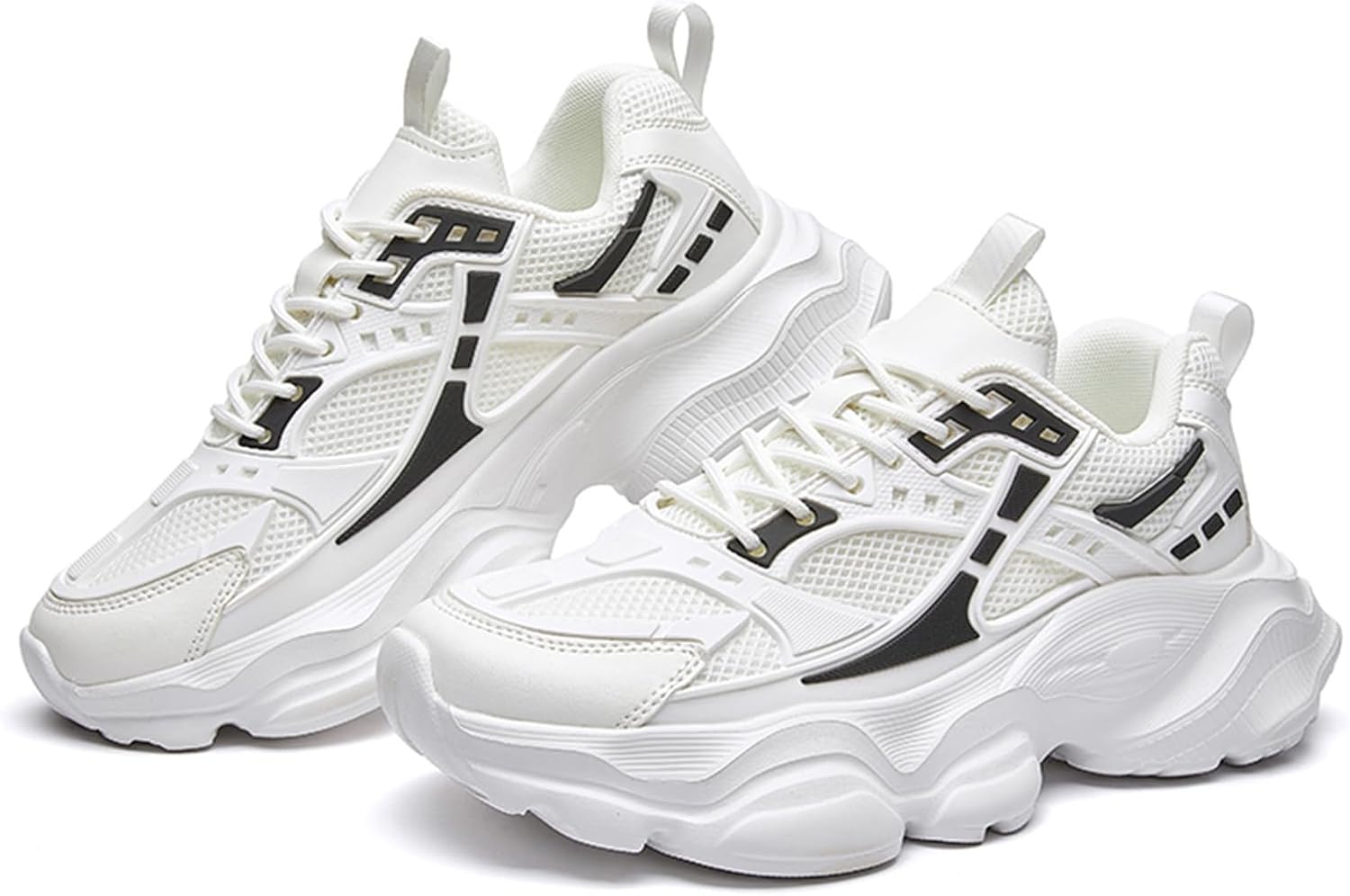 

Мужские кроссовки для бега и ходьбы, повседневные спортивные туфли, массивные тренеры, модные кроссовки для мужчин Spwagym, белый