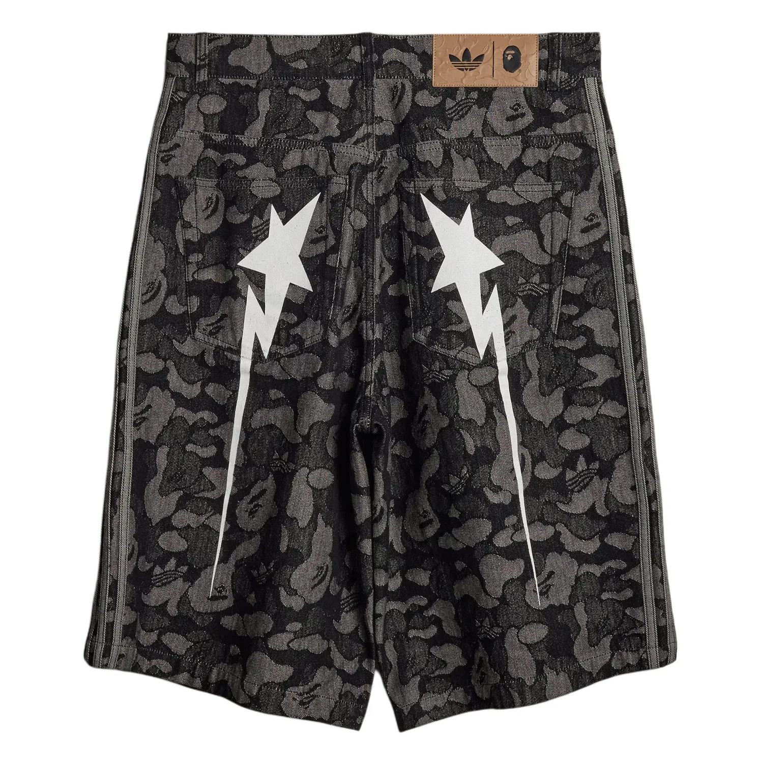 Шорты Ape Bape Adidas Originals, черный — фото 3