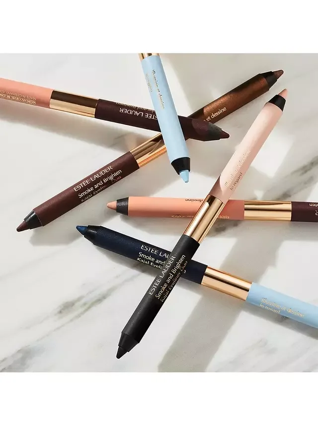 Двойная подводка для глаз Smoke and Brighten Kajal Estée Lauder, Noir Cream — фото 4