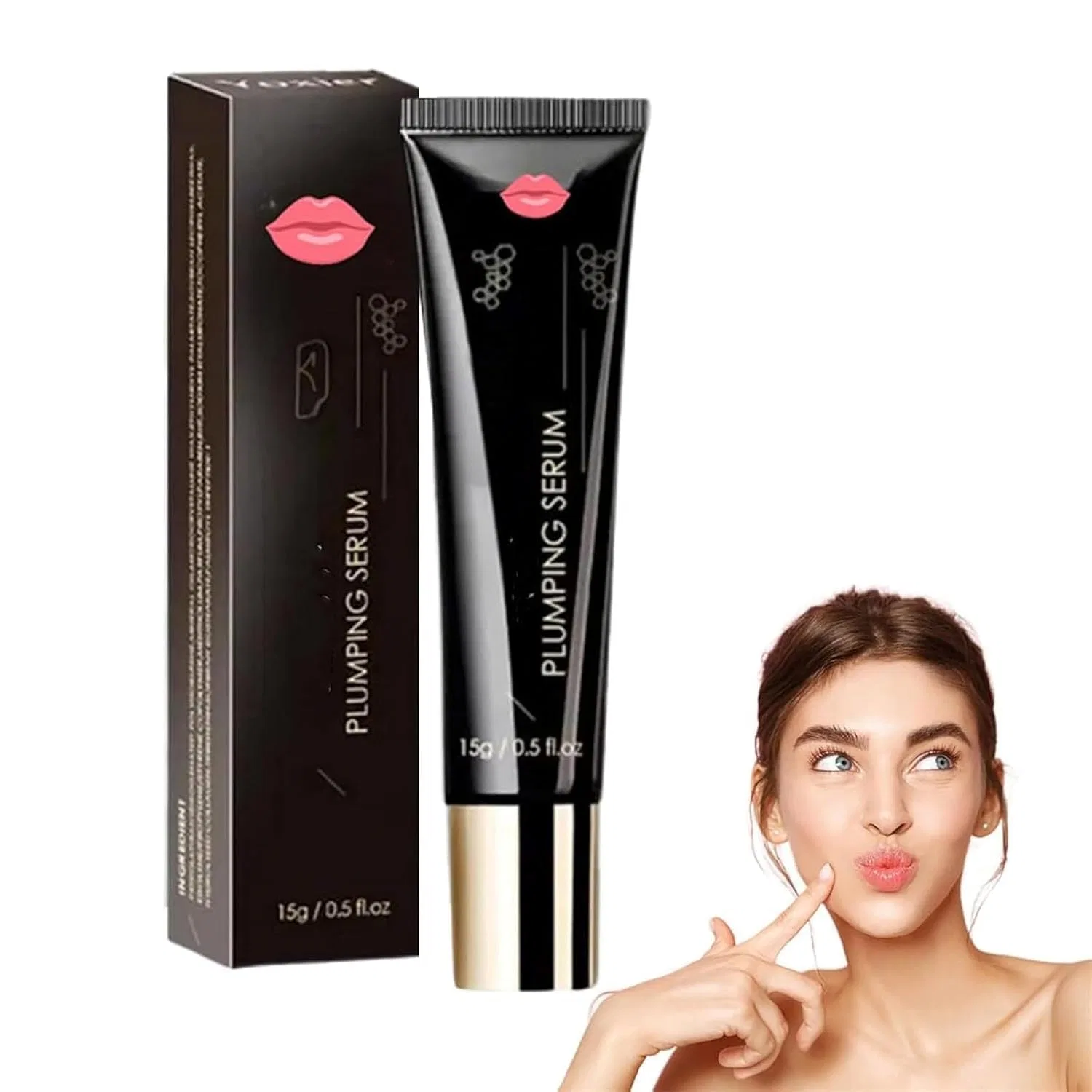 Лип бустер сыворотка, блеск для губ Plumpy Lip Booster, натуральное масло для ухода за губами с коллагеном и гиалуроновой кислотой, дневной и ночной крем, увлажняющее масло для губ с эффектом увеличения (1) Generisch