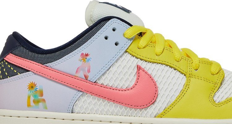 Кроссовки Nike Xavier Schipani x Dunk Low SB 'Be True - Trans Joy', многоцветный — фото 3