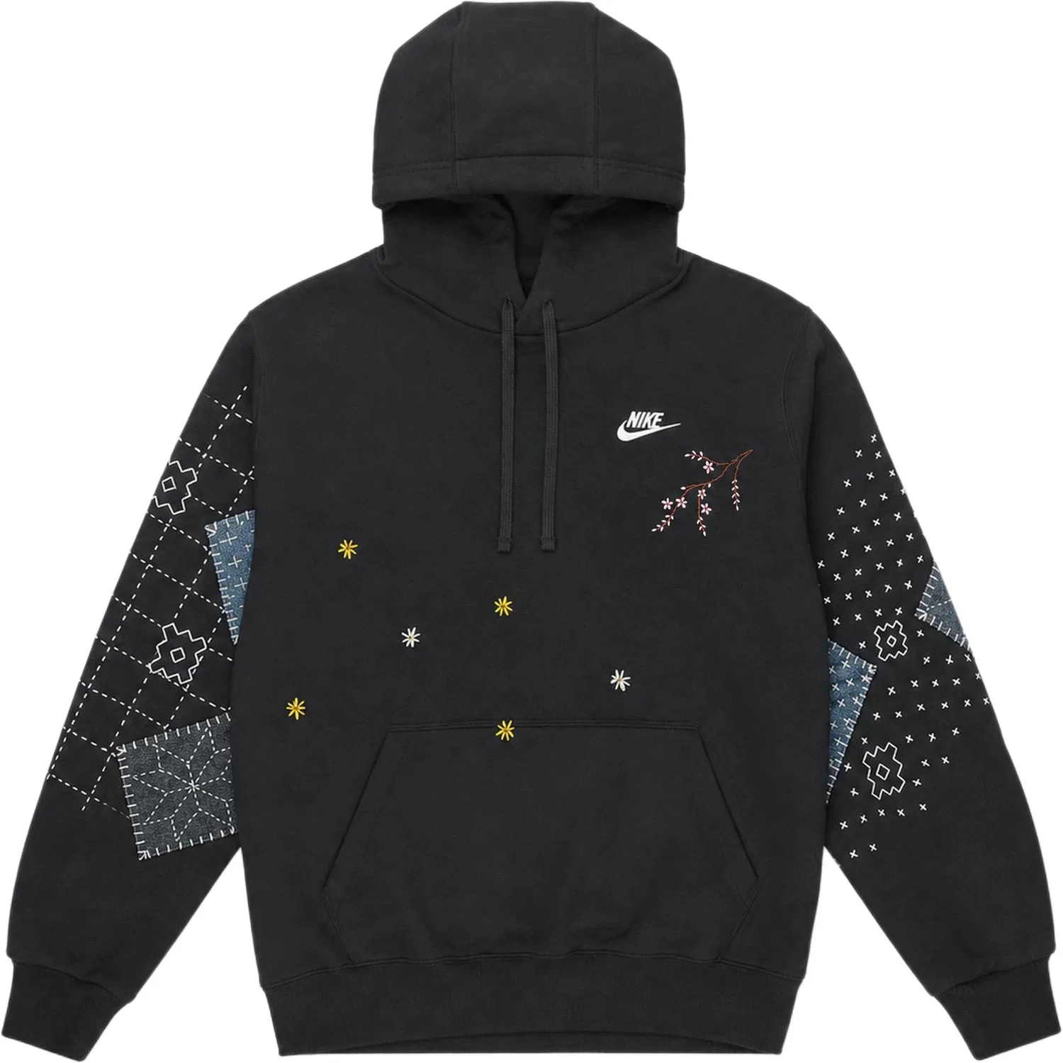 Мужская толстовка с капюшоном Nike Sportswear Club Fleece, Black