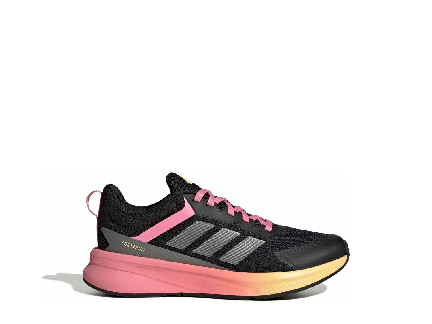 Кроссовки Fortarun 4.0, adidas, черный/розовый — фото 3