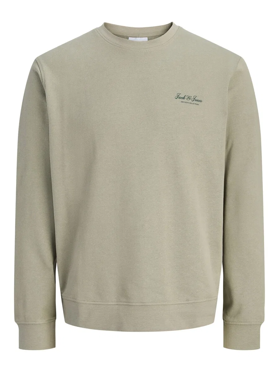 Детская толстовка 'JJEArchive' цвета хаки Jack & Jones Junior