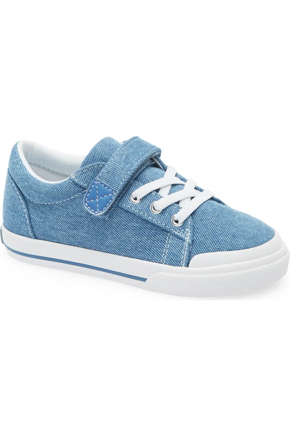 Детские кеды на липучке Jordan Footmates, Denim