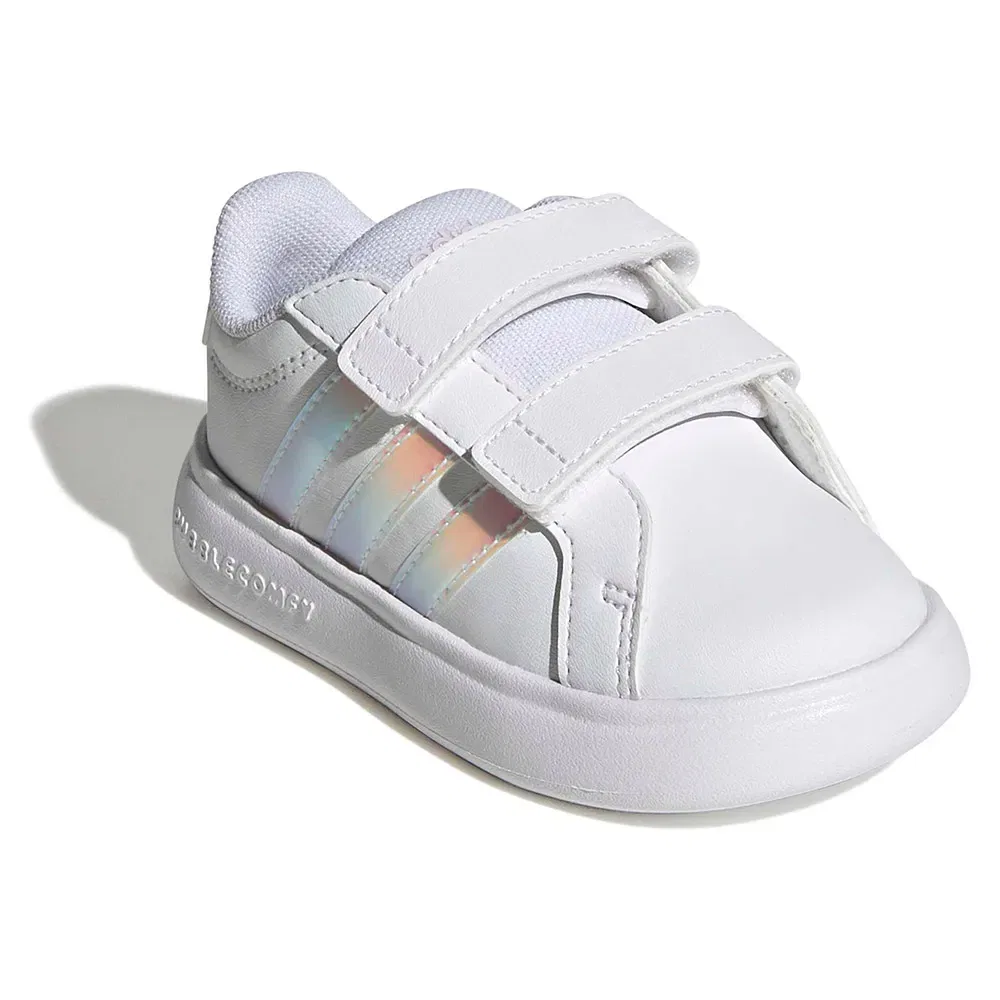 Кроссовки Grand Court 30 Bubble Adidas, белый — фото 2