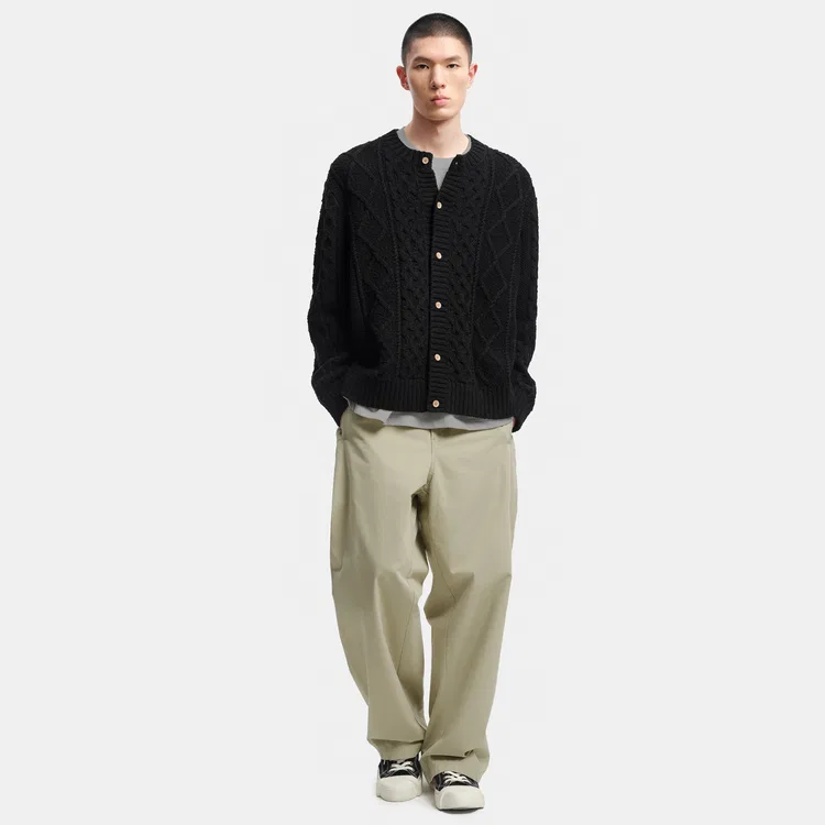 Детские свободные брюки из хлопка Nice Rice, Beige Camel — фото 4