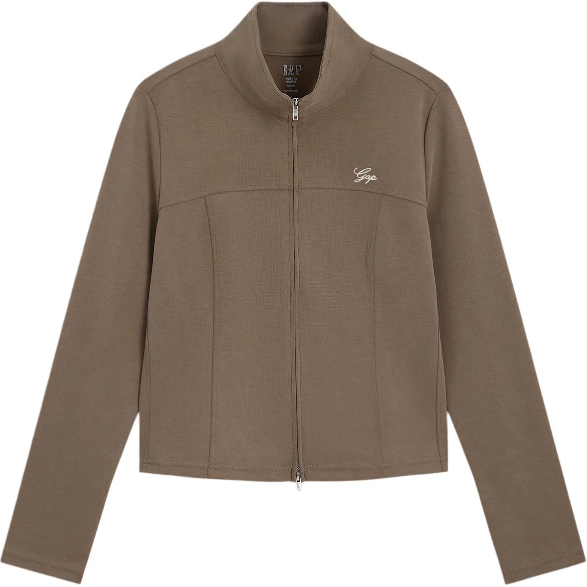 Женское пальто укороченное со стойкой GAP, Brown