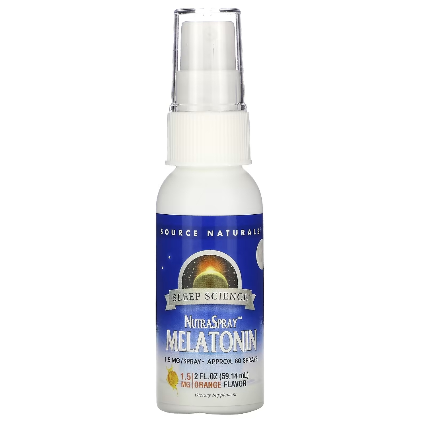

Source Naturals Sleep Science NutraSpray мелатонин апельсиновый вкус 1,5 мг, 59,14 мл