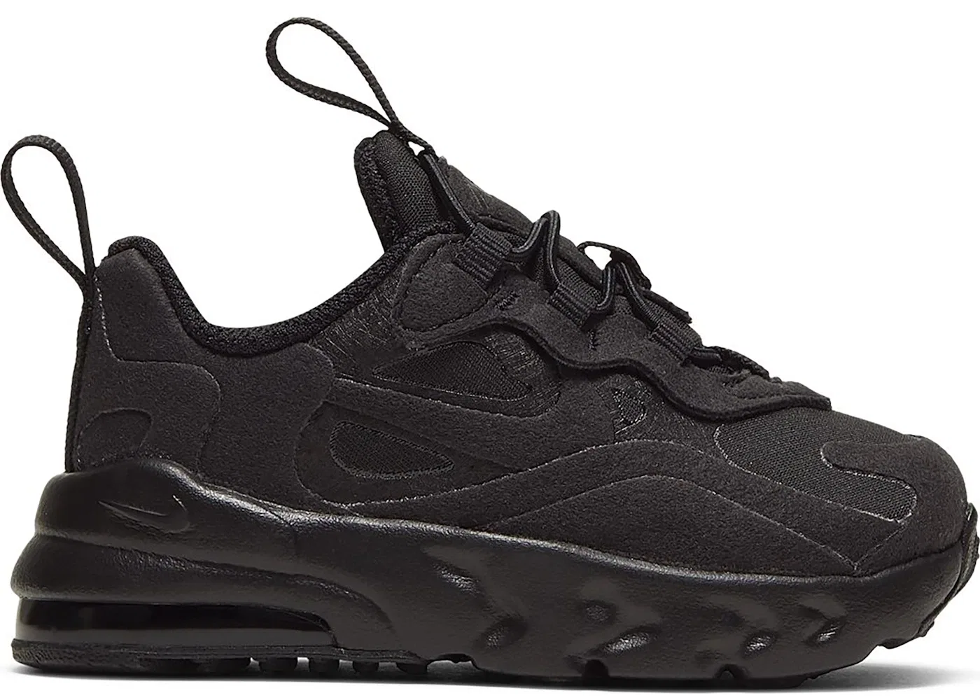Детские кроссовки Lifestyle Nike Air Max 270 React, Black/Black-Black