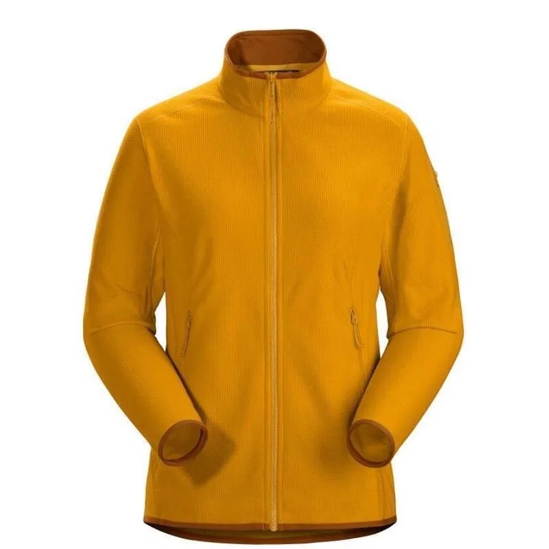 Женский флисовый свитер с длинным рукавом Delta LT Arcteryx, Yellow/Pipe Dream