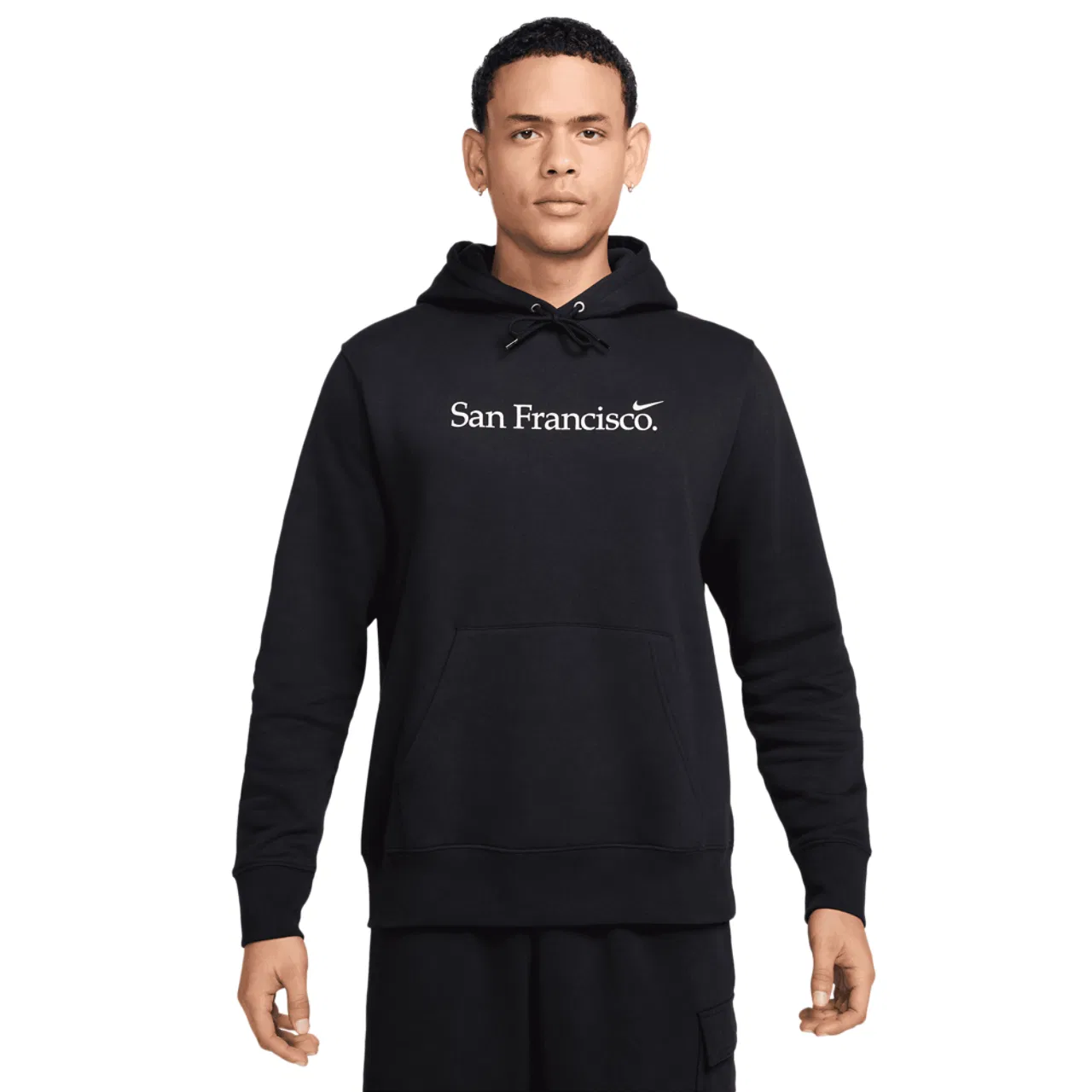 Мужское худи Nike San Francisco Club BB, черный/белый