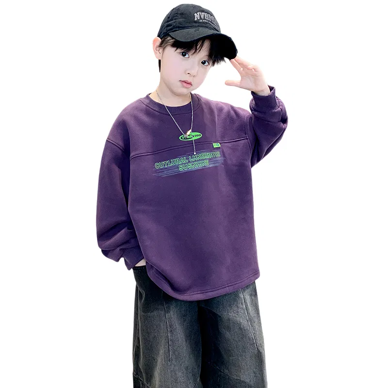 Детский свитшот хлопковый Lanza, Purple