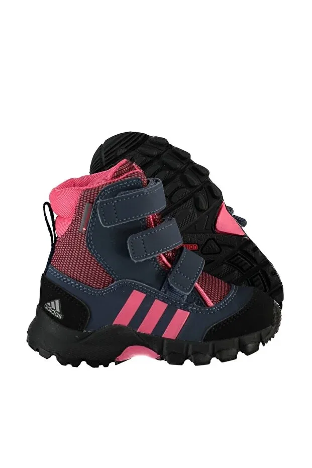 Детские ботинки для девочек с липучкой Adidas, Белые — фото 3