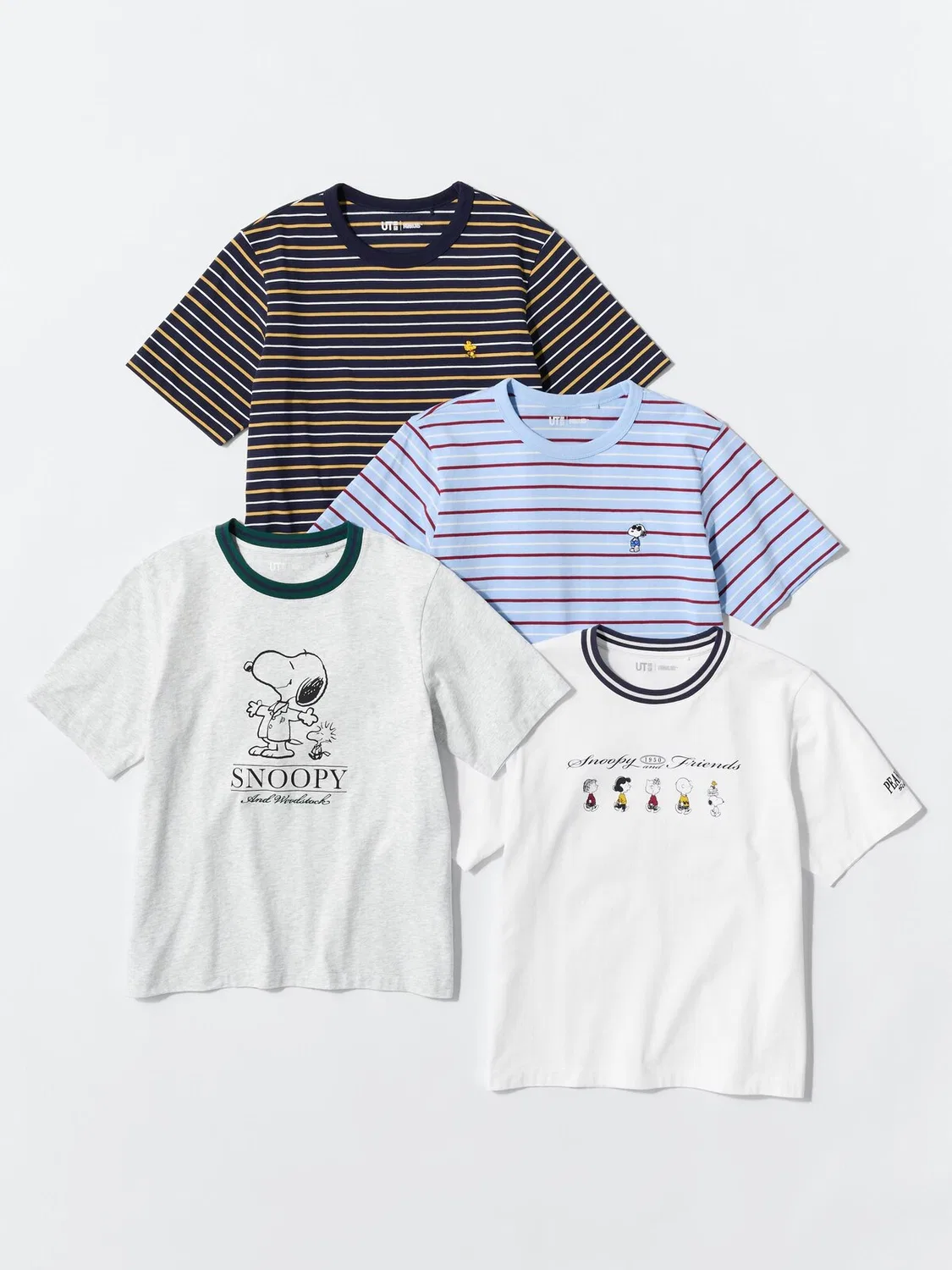 Футболка с коротким рукавом Uniqlo Peanuts, темно-синий — фото 3