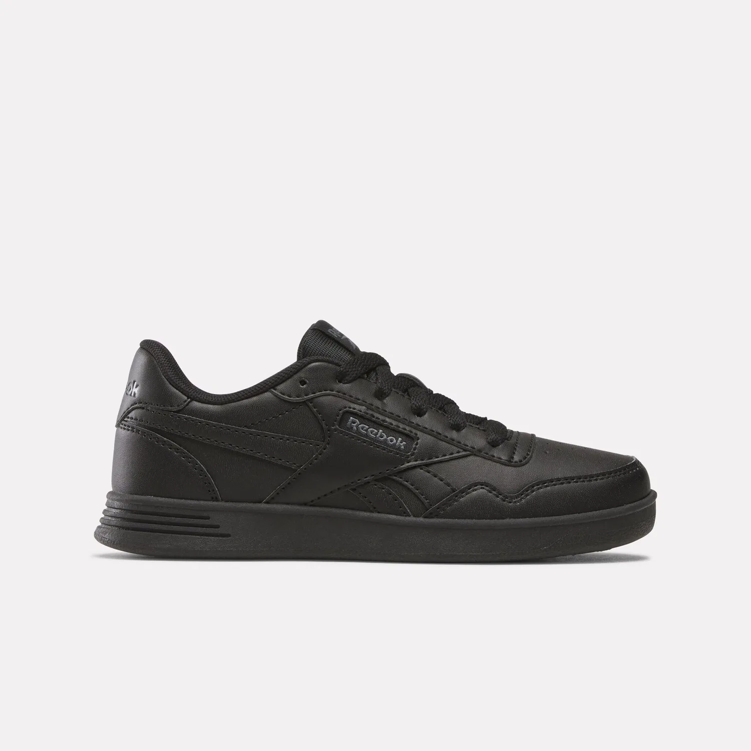 Детские кроссовки на шнуровке Reebok Classic, Black — фото 2