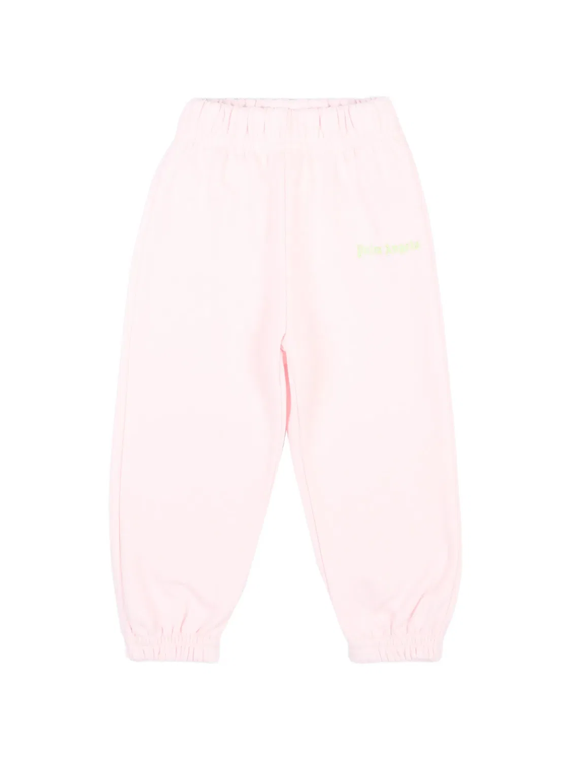 Спортивные брюки с эластичным поясом и логотипом Palm Angels Kids, розовый