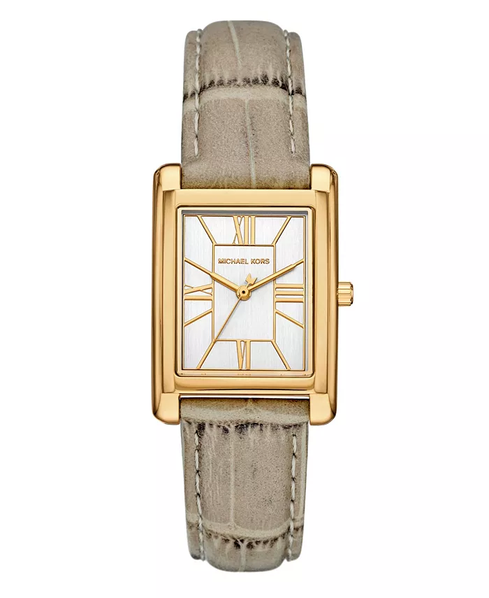 

Женские часы Essex с тремя стрелками из натуральной кожи нуда, 26x36 мм Michael Kors