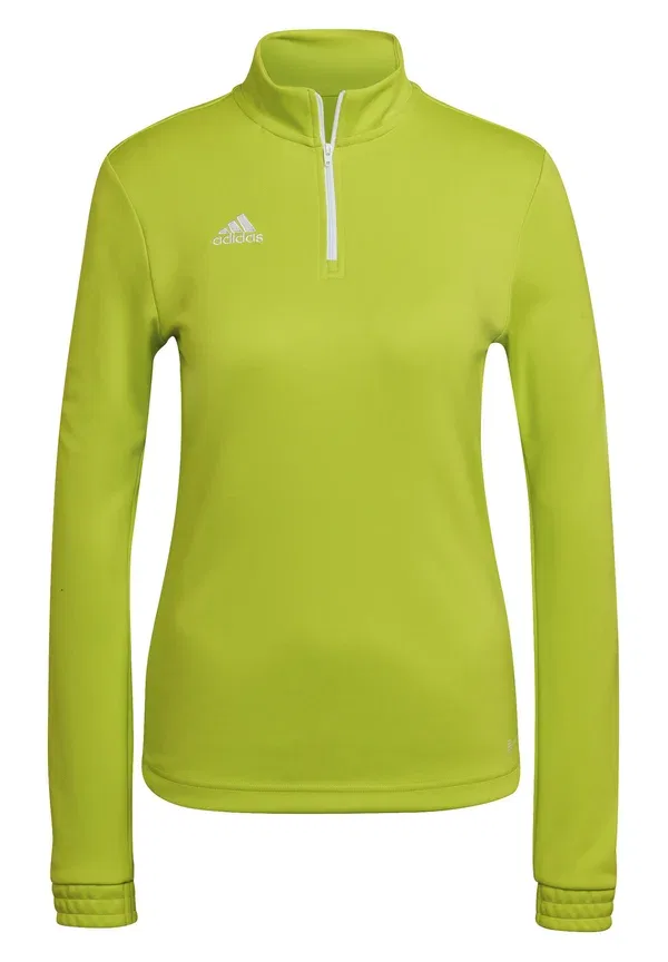 Толстовка тренировочная Adidas Performance Entrada 22, зелено-белая — фото 4