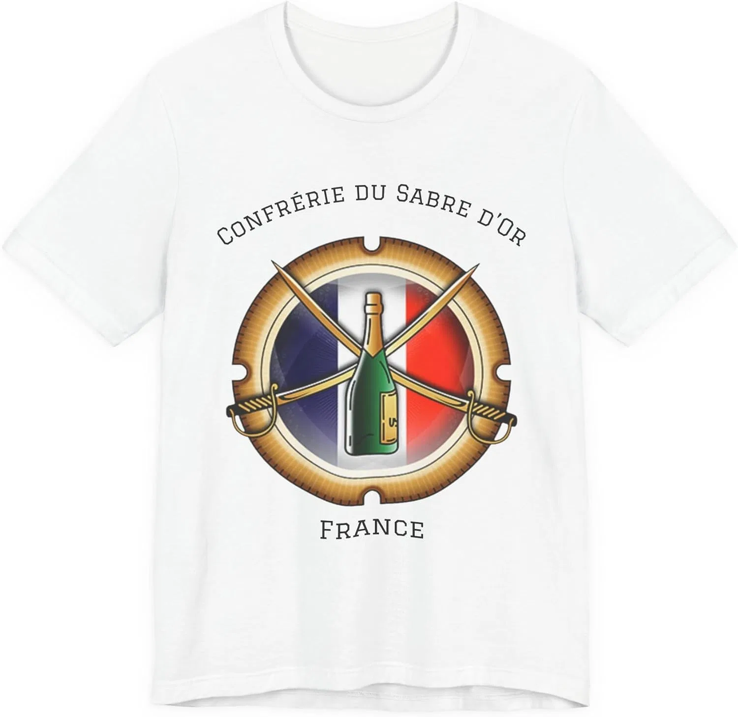 Унисекс футболка French Heritage Bella+canvas 3001, White — фото 3