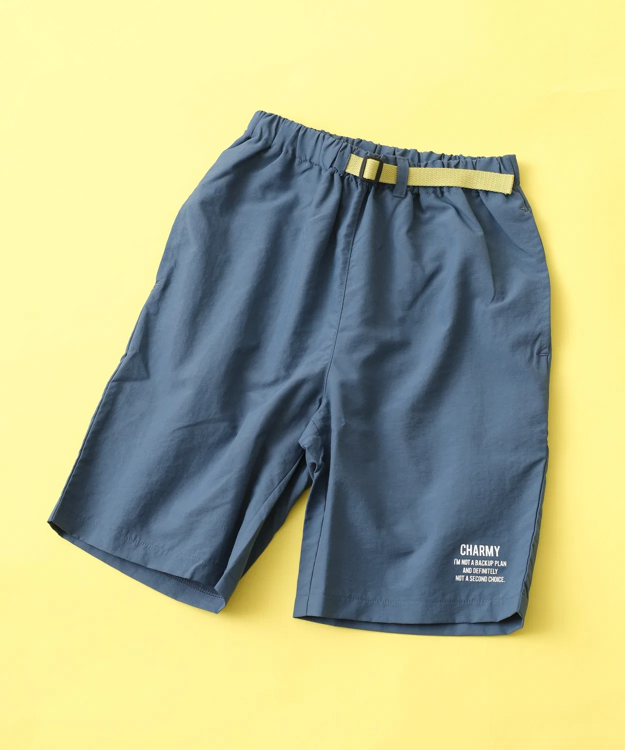 Детские шорты-хаки с цветным поясом, модель CHARMY clothing FUNALIVE, Navy