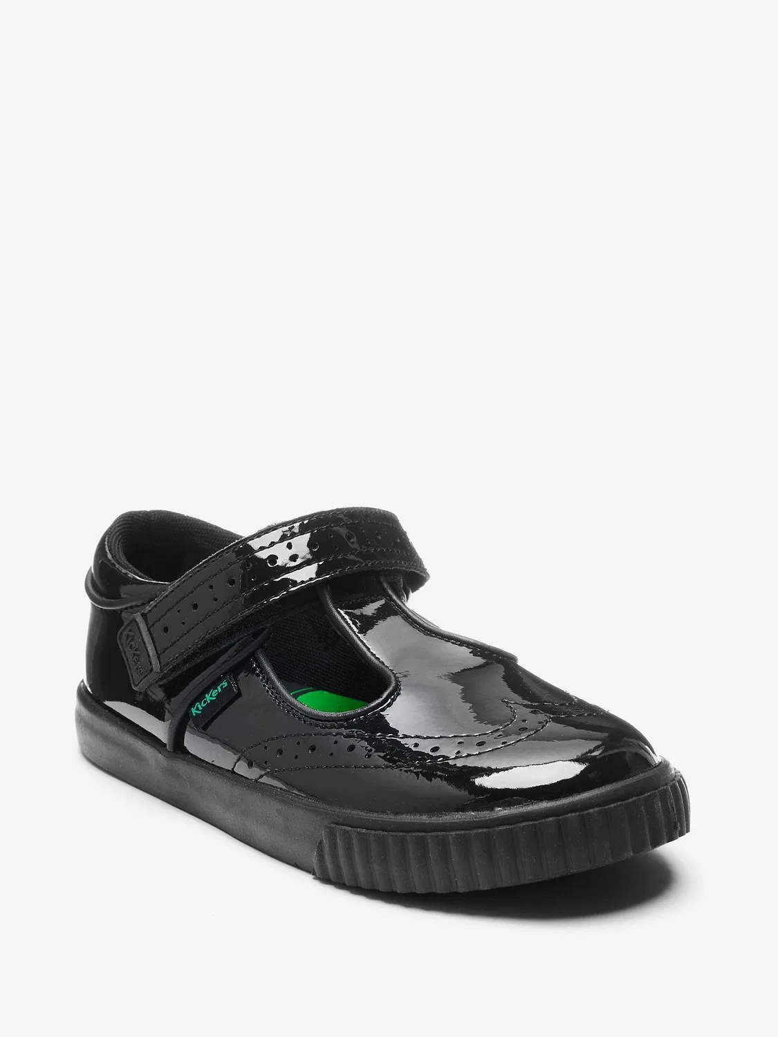 Туфли brogue T-Bar Kickers, черный — фото 2