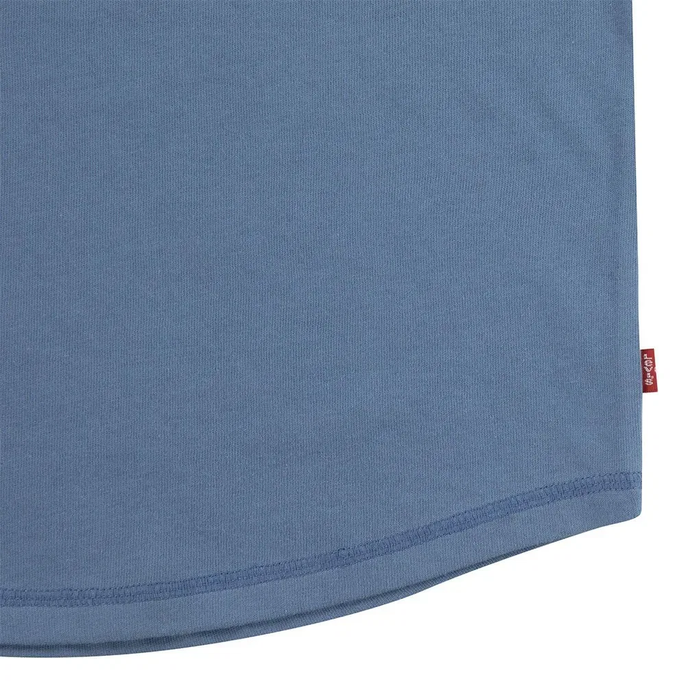 Детская футболка с коротким рукавом Curved Hem Pocket Levi's, Blue — фото 4