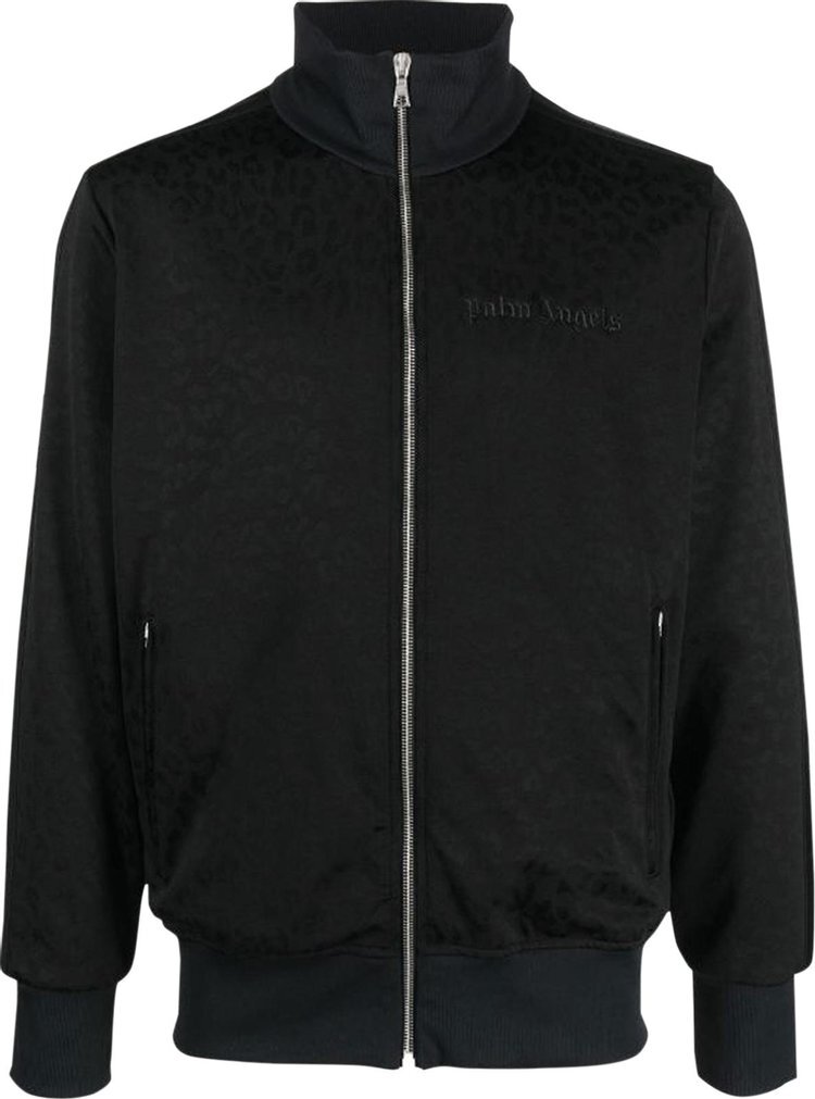 

Куртка Palm Angels Tuxedo Leopard Track Jacket 'Black/White', черный