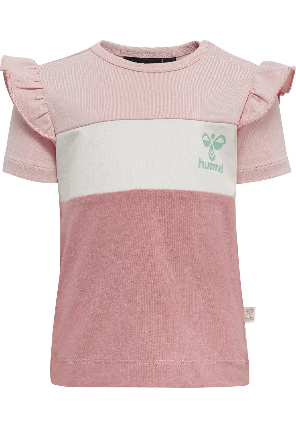 Детская футболка с рюшами Hmlisla Hummel, Роза