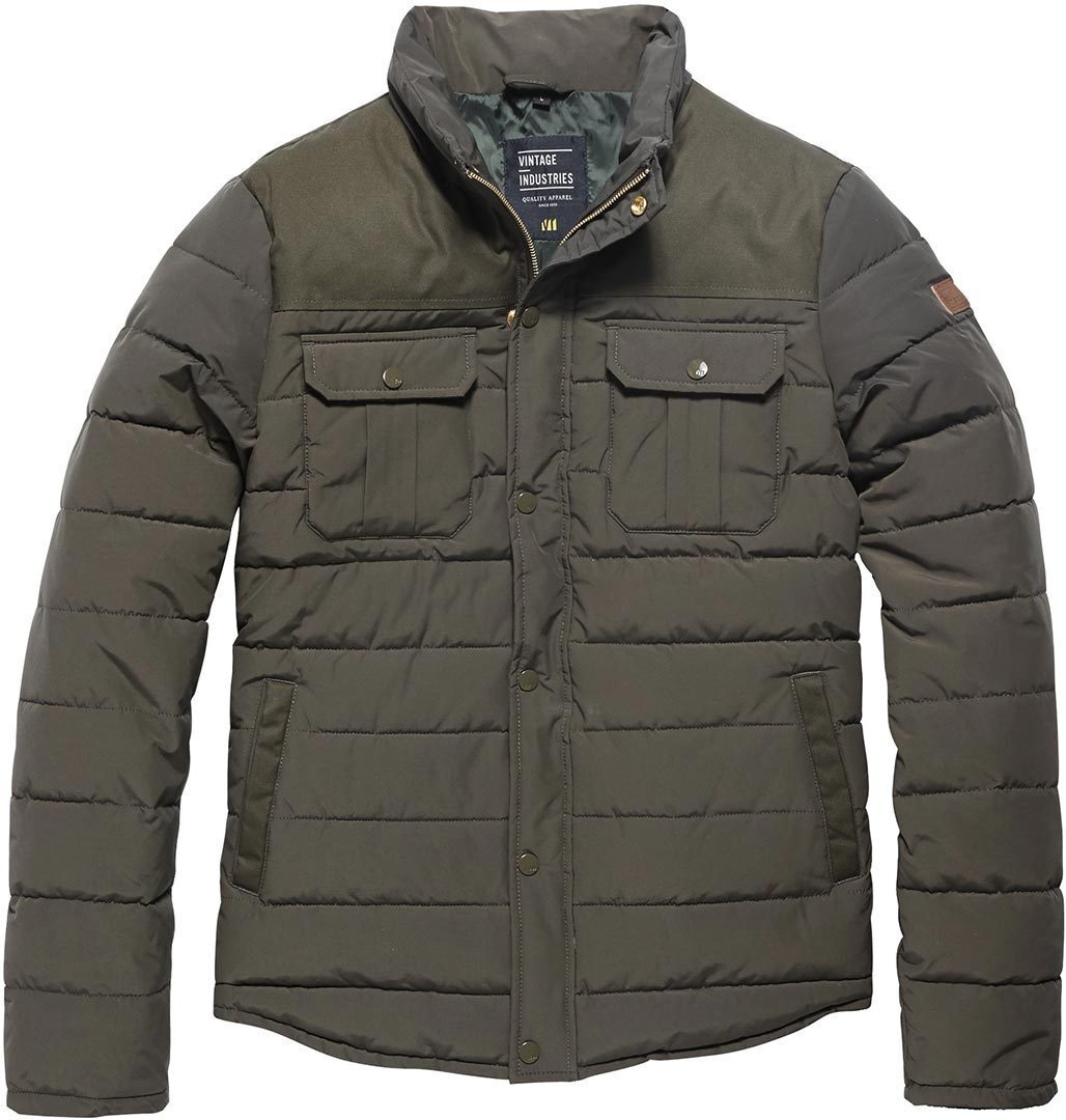 

Куртка Vintage Industries Beeston, зеленая, Зеленый, Куртка Vintage Industries Beeston, зеленая