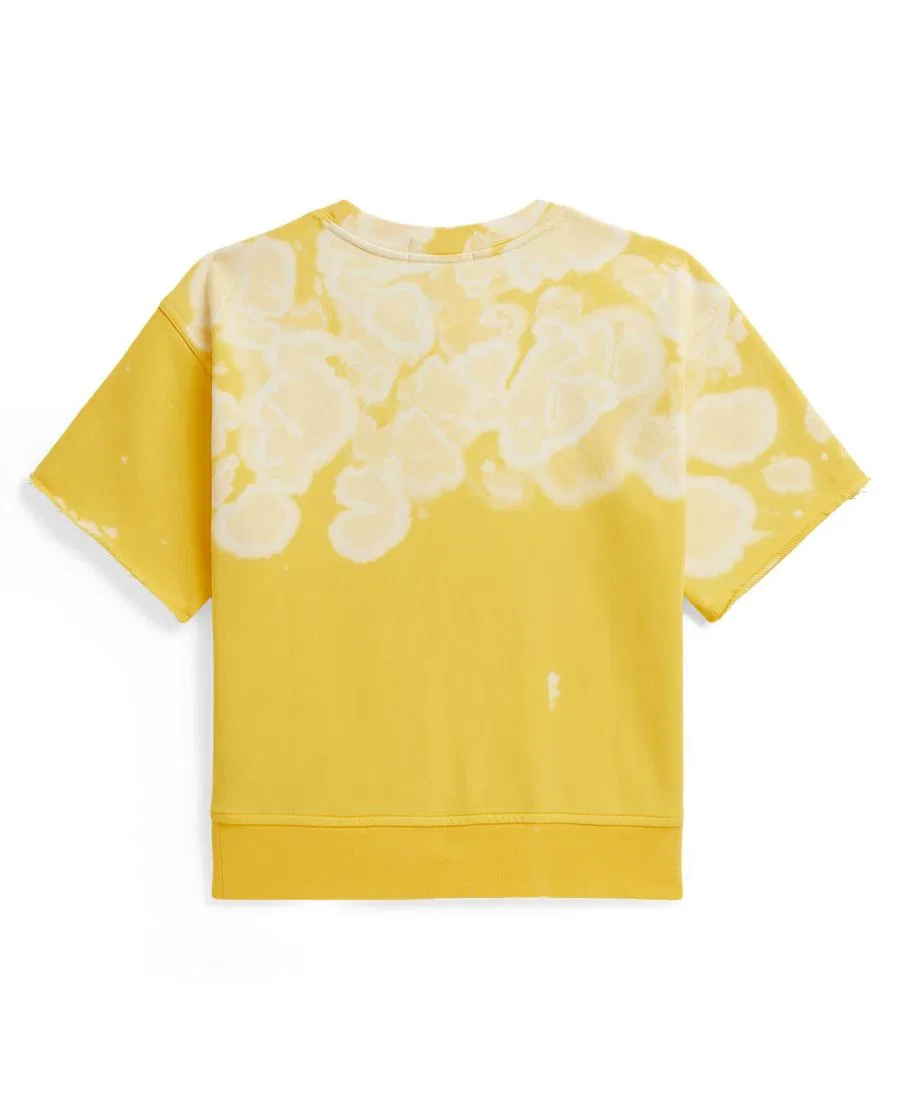 Детский свитшот для мальчиков с принтом Big Fit Bear Terry Polo Ralph Lauren, Signal Yellow — фото 2