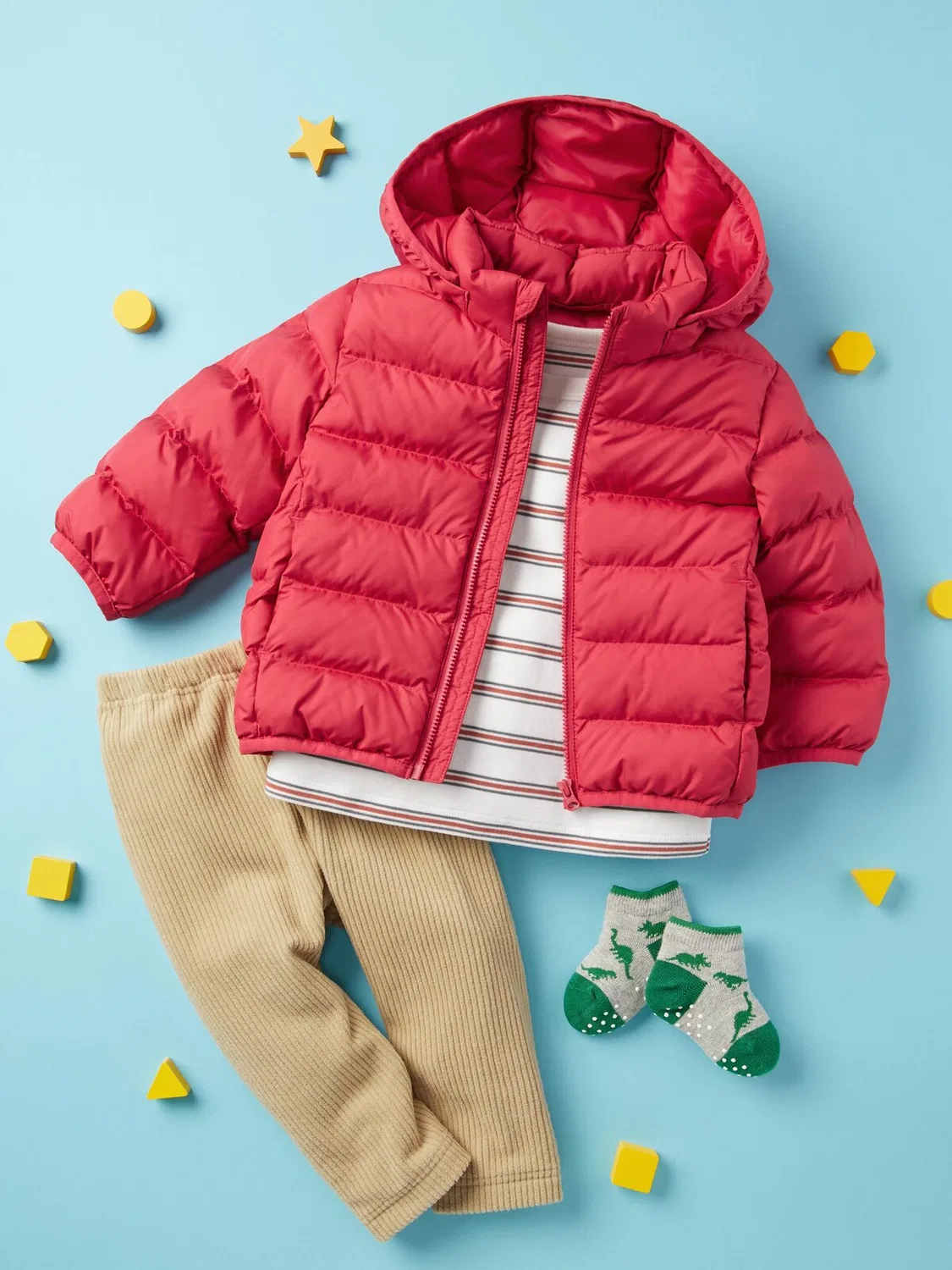 Парка Pufftech Uniqlo, моющаяся, для повседневной носки, розовый — фото 3