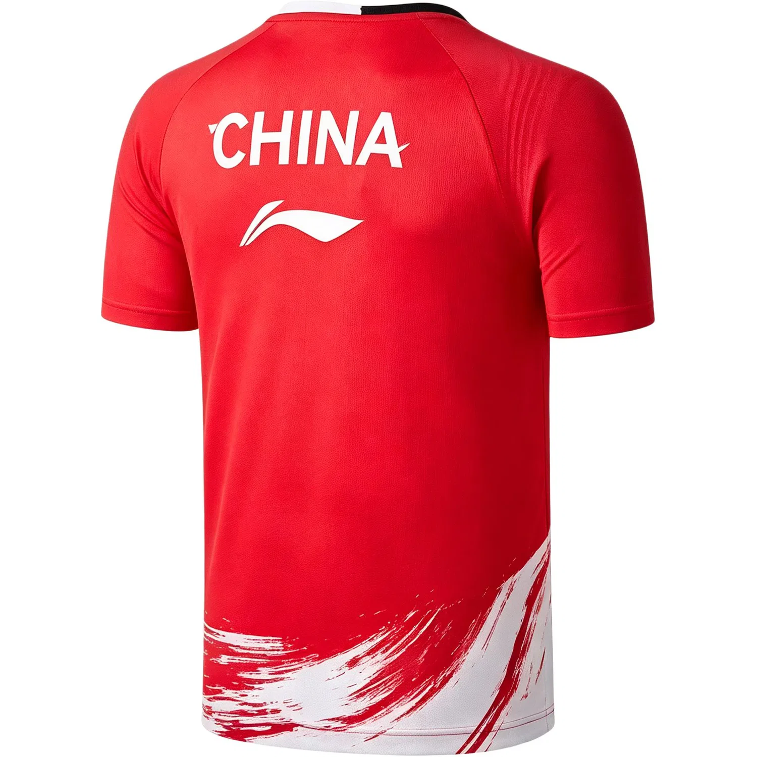 Детская футболка для бадминтона с V-образным вырезом Vermilion Li-Ning — фото 3