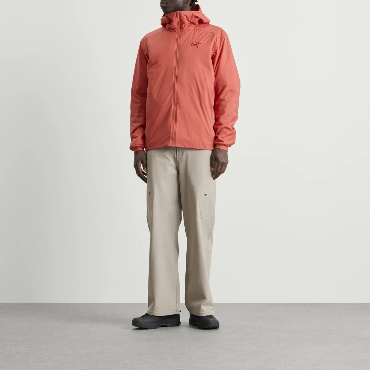 Мужская куртка Atom Hooded Jacket Arcteryx, Stone Red — фото 4