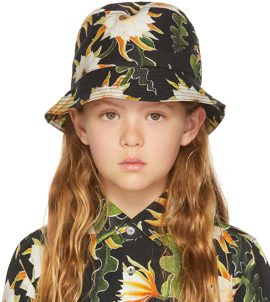 

SSENSE Exclusive Kids Черная панама-ведро Epiphyllum Endless Joy, Коричневый, SSENSE Exclusive Kids Черная панама-ведро Epiphyllum Endless Joy
