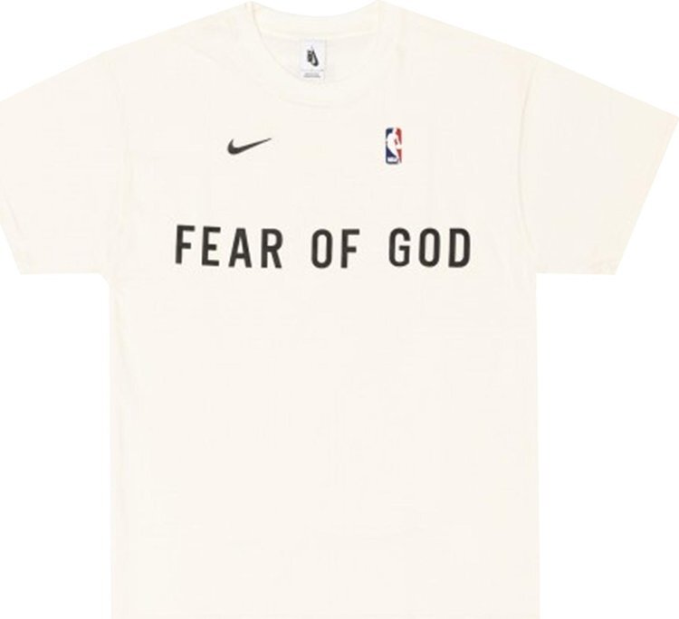 

Футболка Nike x Fear of God Warm Up T-Shirt 'Sail', кремовый, Бежевый, Футболка Nike x Fear of God Warm Up T-Shirt 'Sail', кремовый