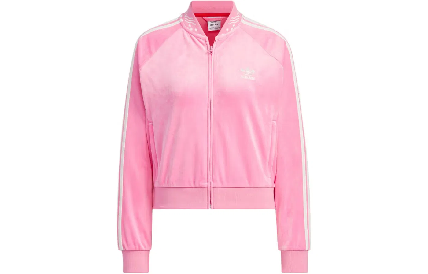 Куртка Adidas Originals Velour SST, розовый — фото 2