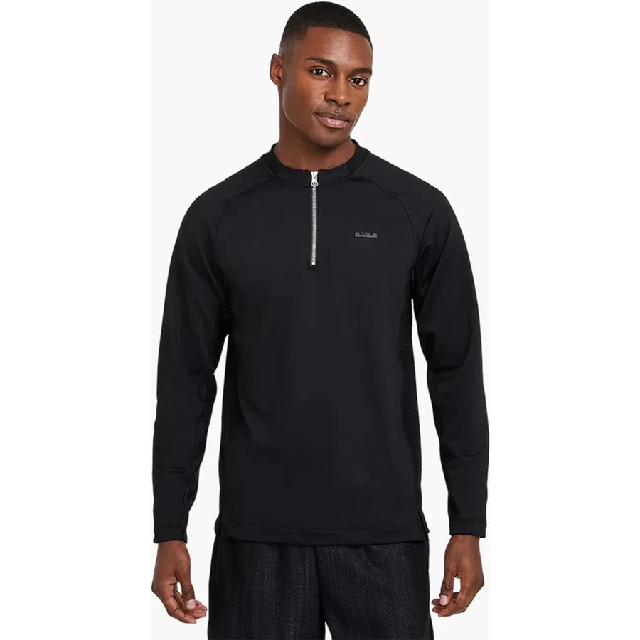 Мужская спортивная футболка с длинным рукавом Lebron Dri-FIT DNA Nike, Черный — фото 2