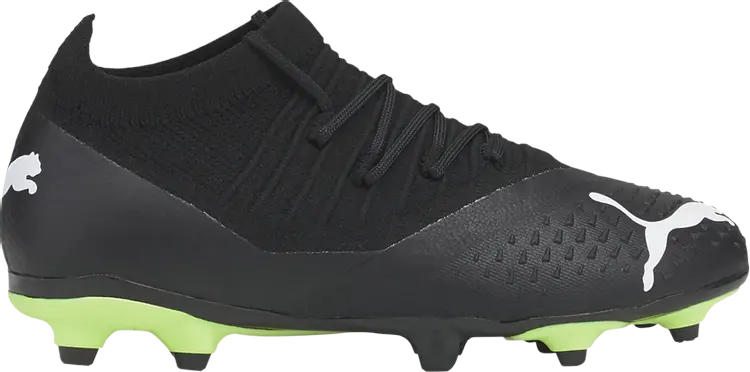 

Бутсы Puma Future Z 3.3 FG AG Jr Black Fizzy Light, черный