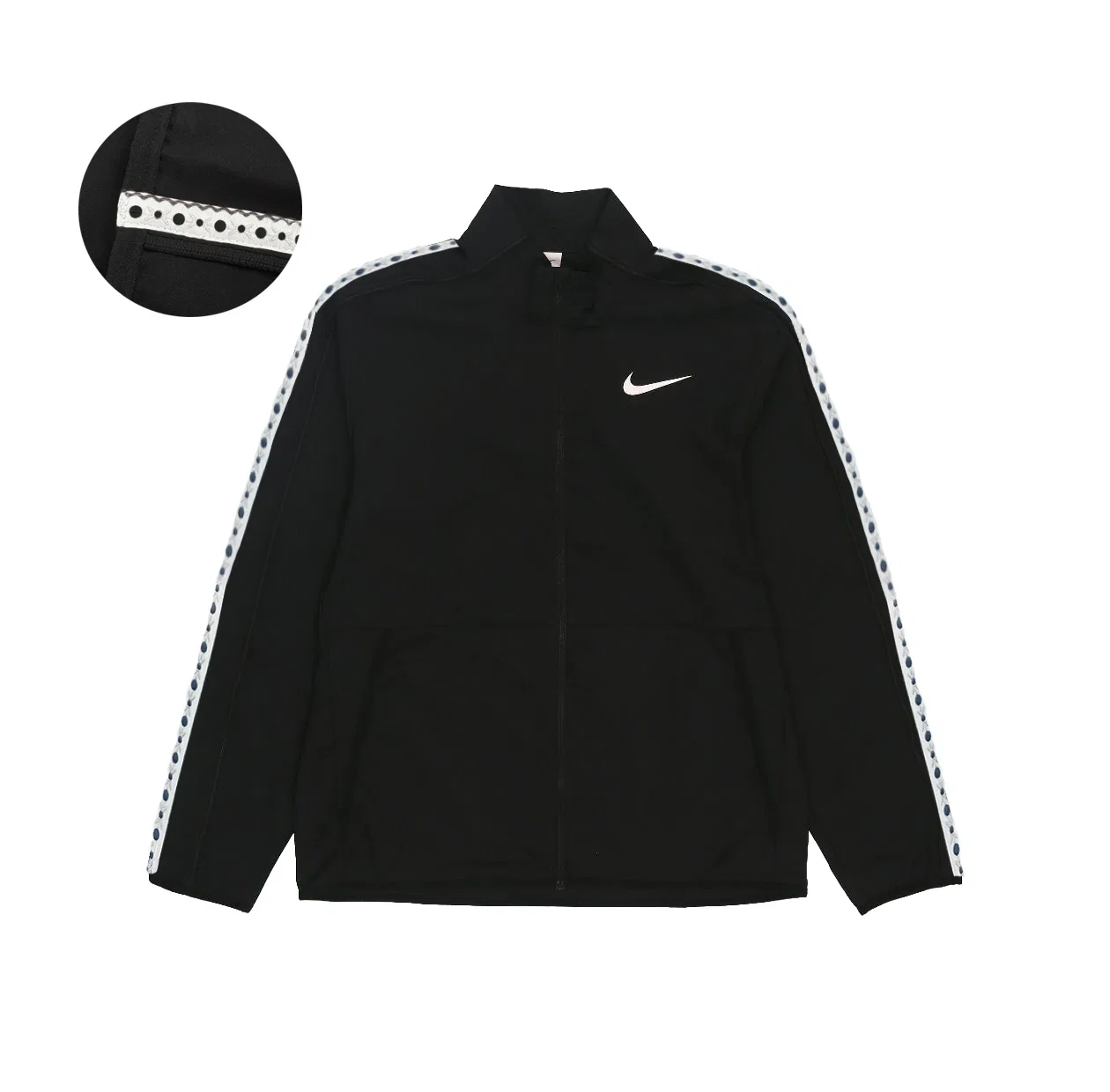Мужская куртка с принтом Nike, Черный — фото 3