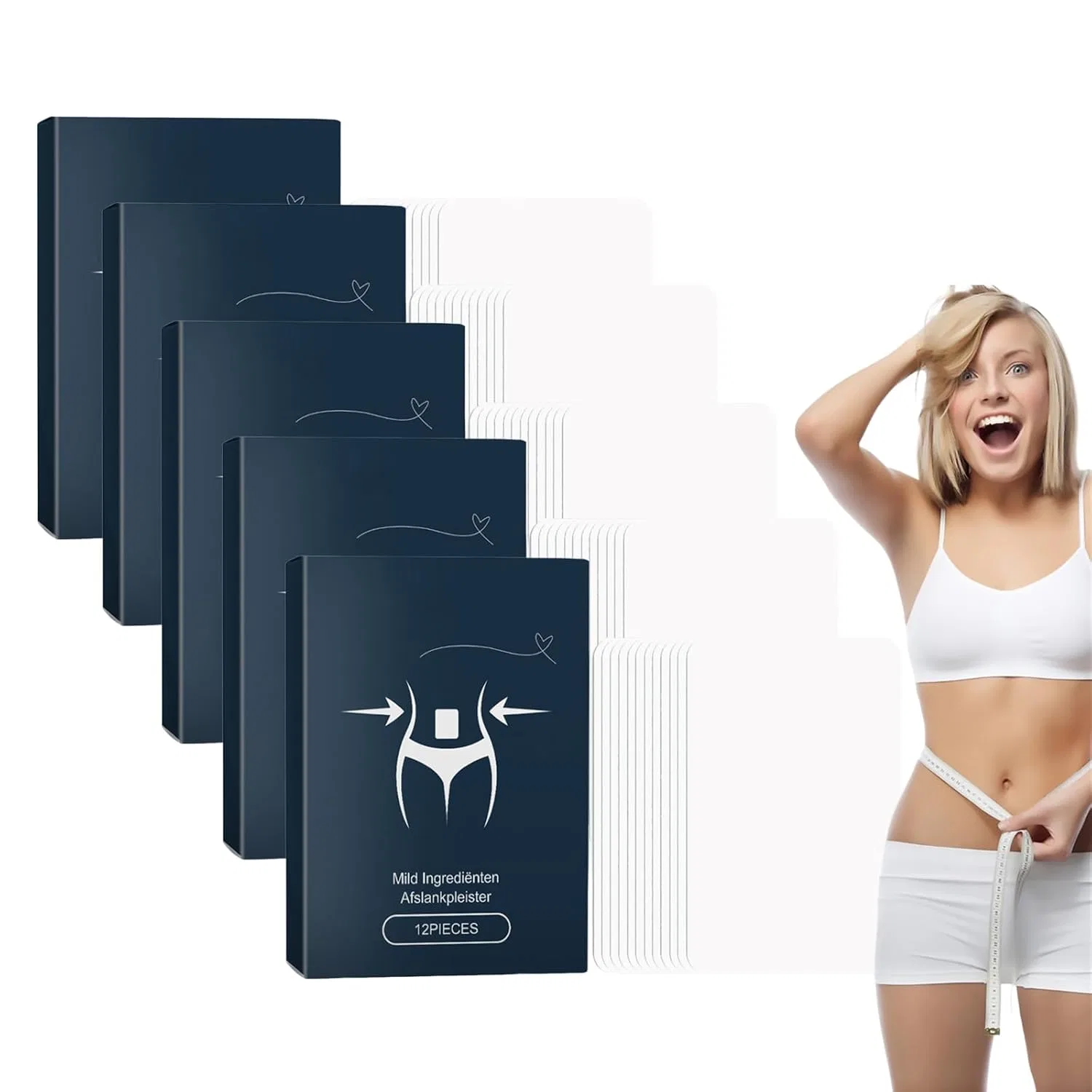Пластырь для тела Slimming Patch, VKaoess, набор 5 коробок, Moisturizing