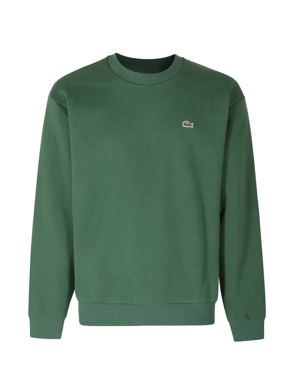 Свитер с нашивкой-логотипом Lacoste, зеленый