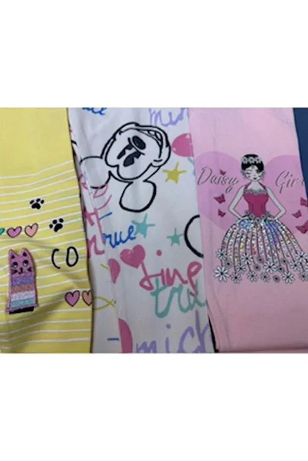 Детские леггинсы для девочек с принтом Baby Ella'S, Multicolored — фото 4