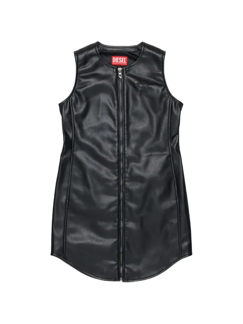 Коркое платье на молнии Diesel Kids, черный