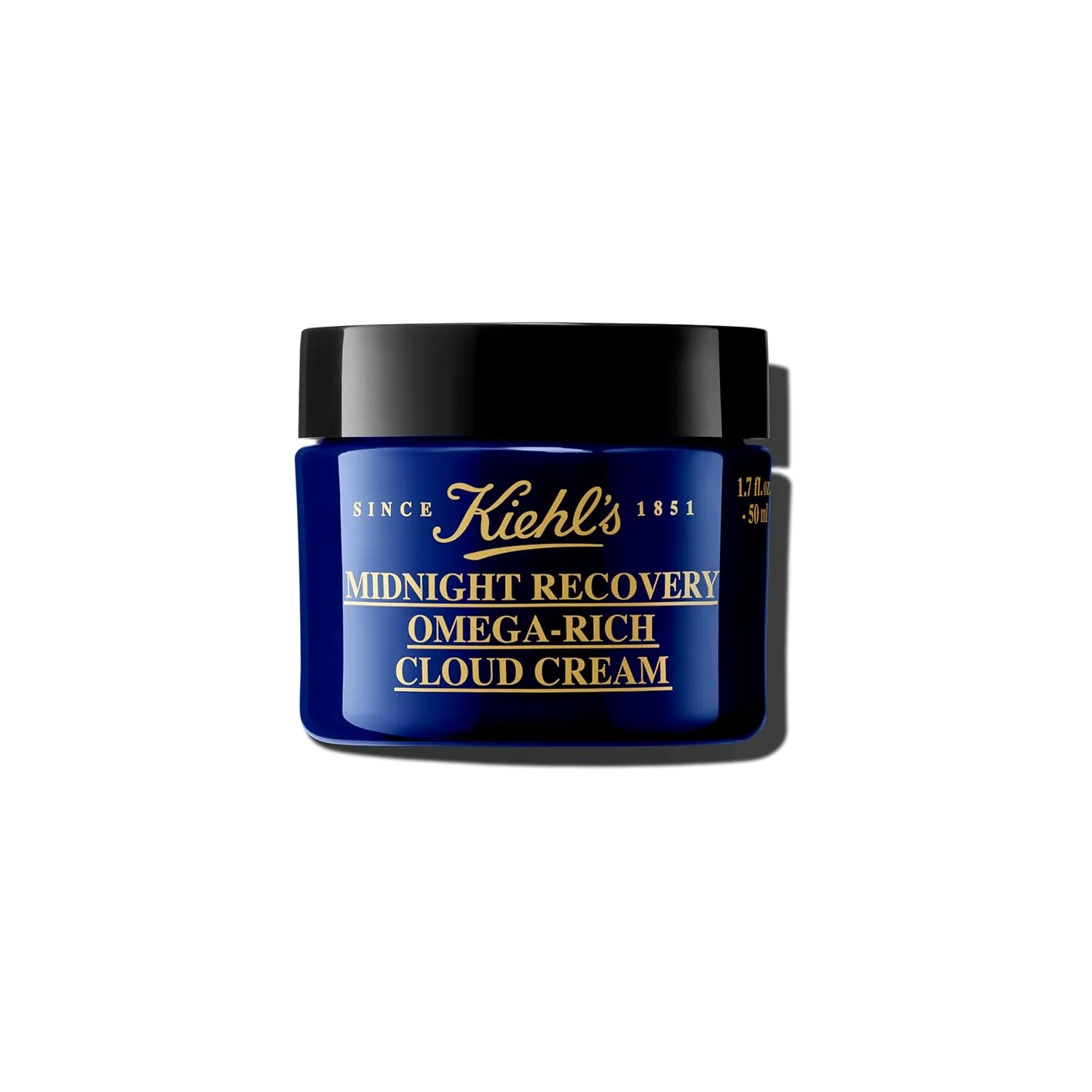 Kiehl's ночной крем Midnight Recovery Omega Rich Botanical, восстанавливающий увлажняющий крем для лица, укрепляет и восполняет кожный барьер, с омега-маслами и жирными кислотами, аромат лаванды - 50 мл