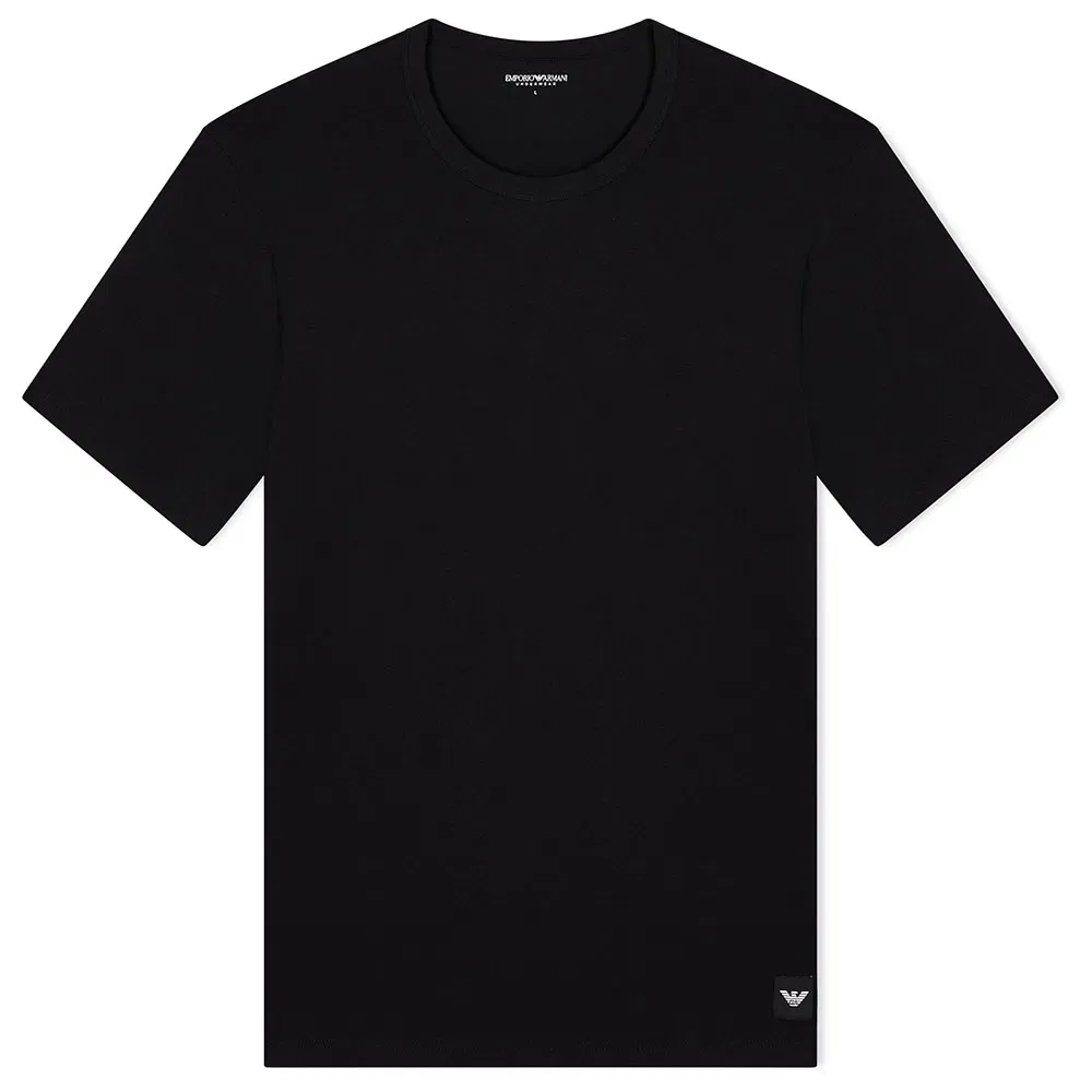 Мужской комплект из 2 футболок с коротким рукавом Emporio armani, Black — фото 3