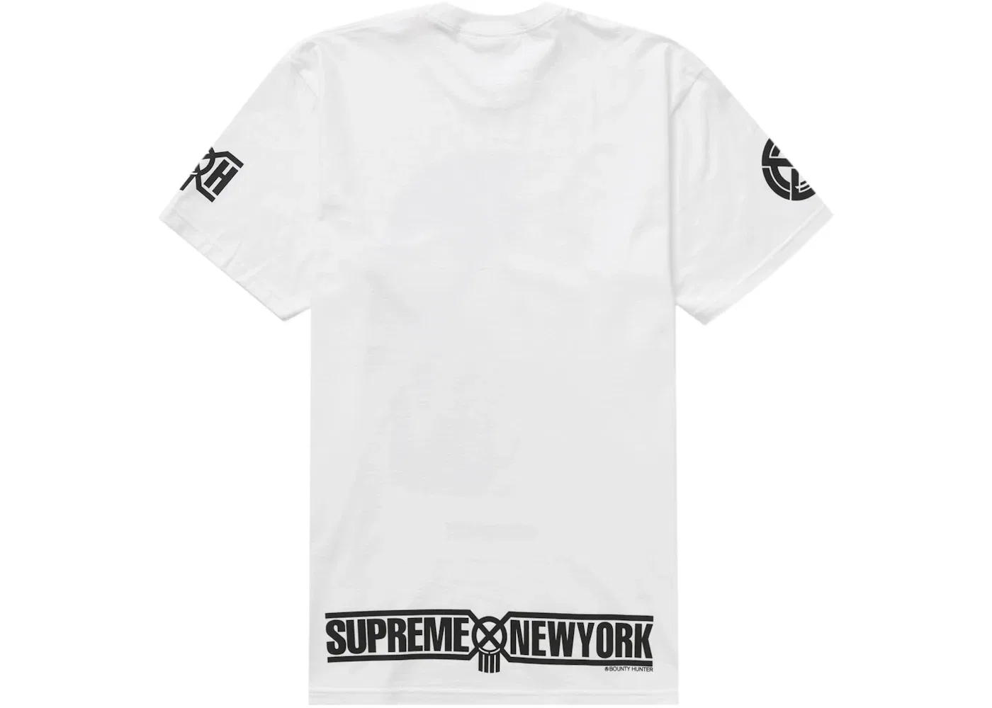 Мужская футболка с принтом Supreme Bounty Hunter Skulls Tee, White — фото 2