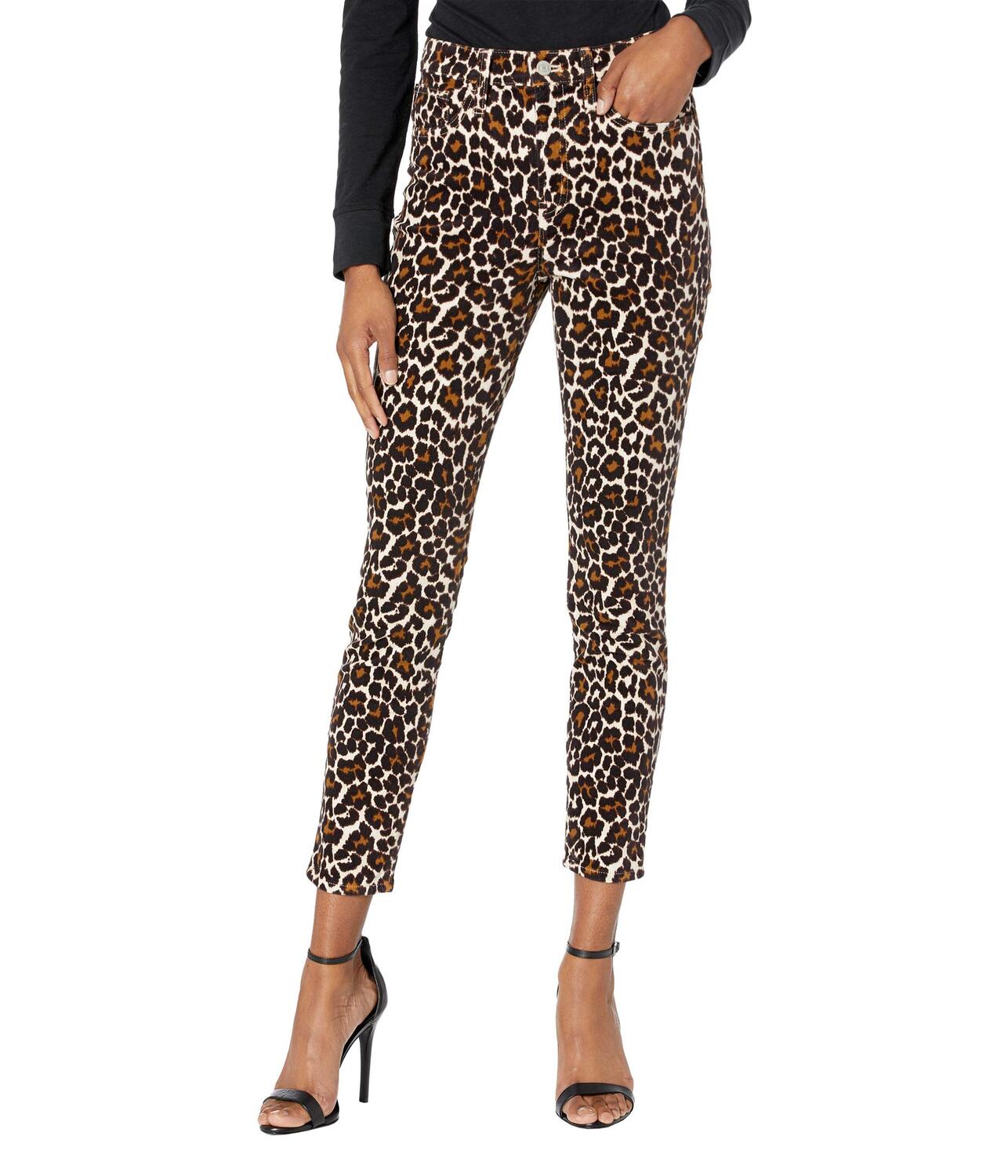 

Брюки с высокой посадкой J.Crew, 10" Toothpick in Leopard Cord, Черный, Брюки с высокой посадкой J.Crew, 10" Toothpick in Leopard Cord
