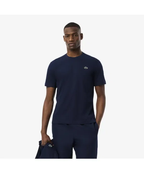 Тренировочная базовая футболка Lacoste, белый